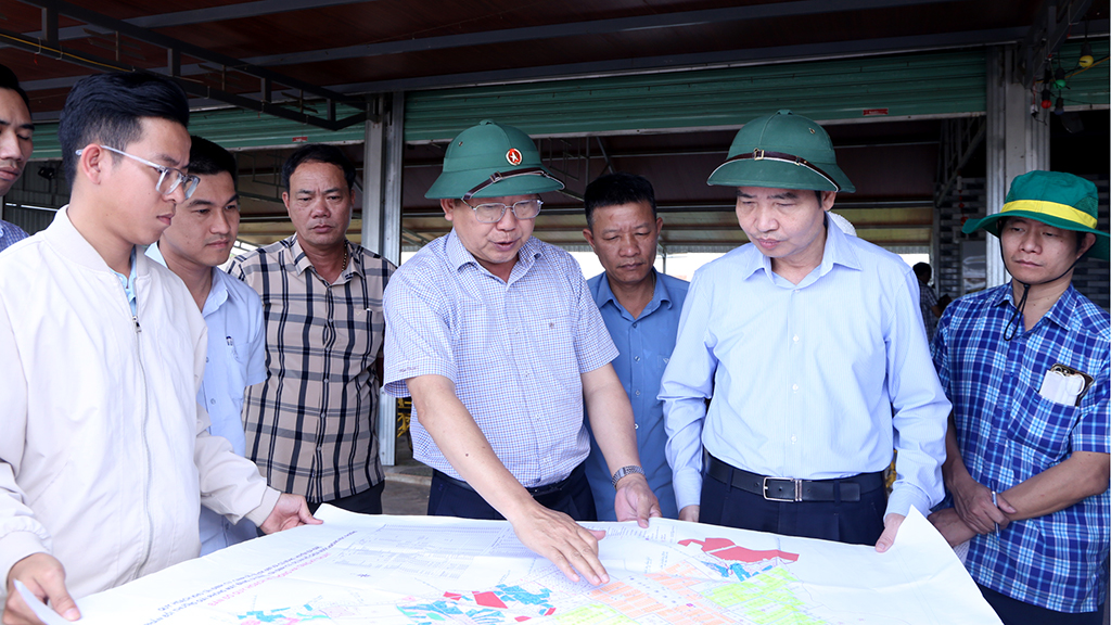 Chủ tịch UBND tỉnh Tạ Anh Tuấn kiểm tra thực địa Dự án hồ chứa nước Krông Pách Thượng.