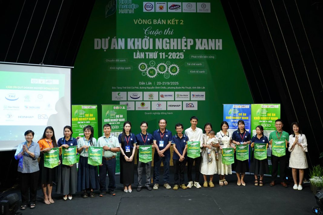 Đắk Lắk có 2 dự án lọt vào vòng chung kết Cuộc thi Khởi nghiệp Xanh lần thứ 11 năm 2025