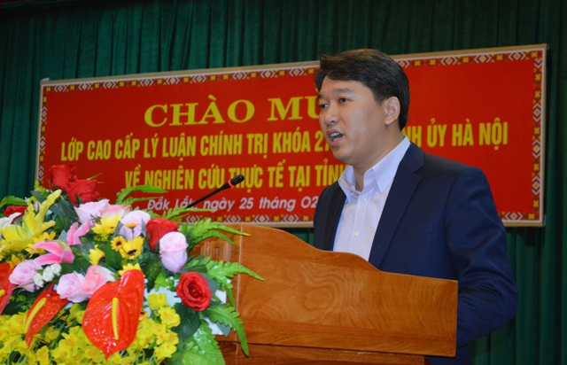 UBND tỉnh tiếp và làm việc với Đoàn nghiên cứu thực tế của Học viện Chính trị Quốc gia Hồ Chí Minh.