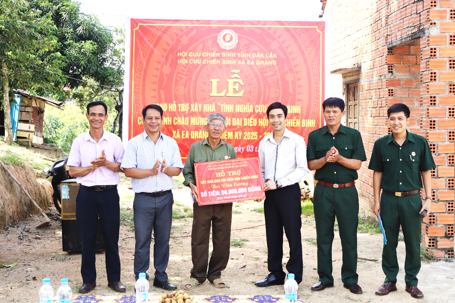 Khởi công xây dựng nhà tình nghĩa cho hội viên Hội Cựu chiến binh