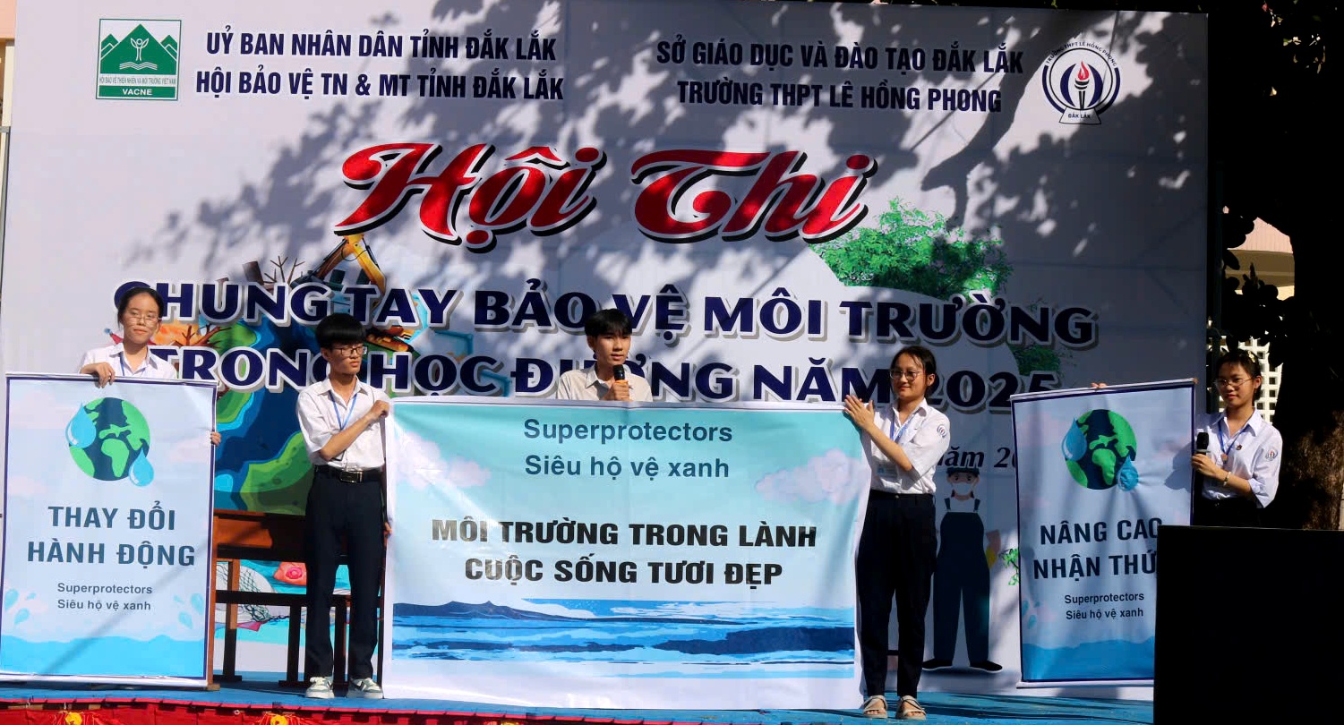 Lễ phát động Hội thi “Chung tay bảo vệ môi trường trong học đường năm 2025”