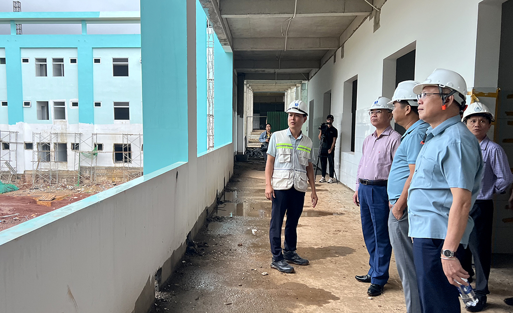 Phó Chủ tịch UBND tỉnh Trương Công Thái kiểm tra thực địa các Dự án trên địa bàn tỉnh