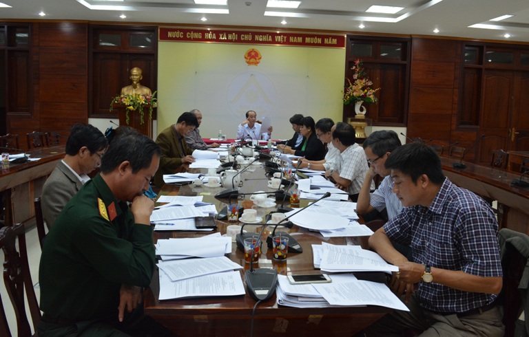 UBND tỉnh thông qua nhiều văn bản quan trọng thuộc thẩm quyền.