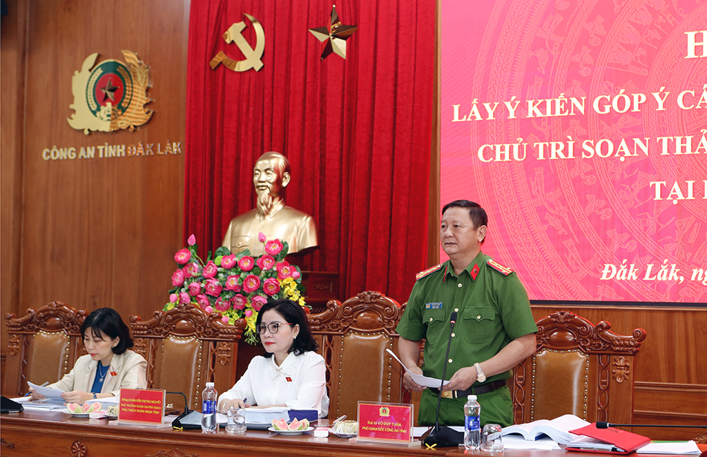 Góp ý các dự án luật do Bộ Công an chủ trì soạn thảo