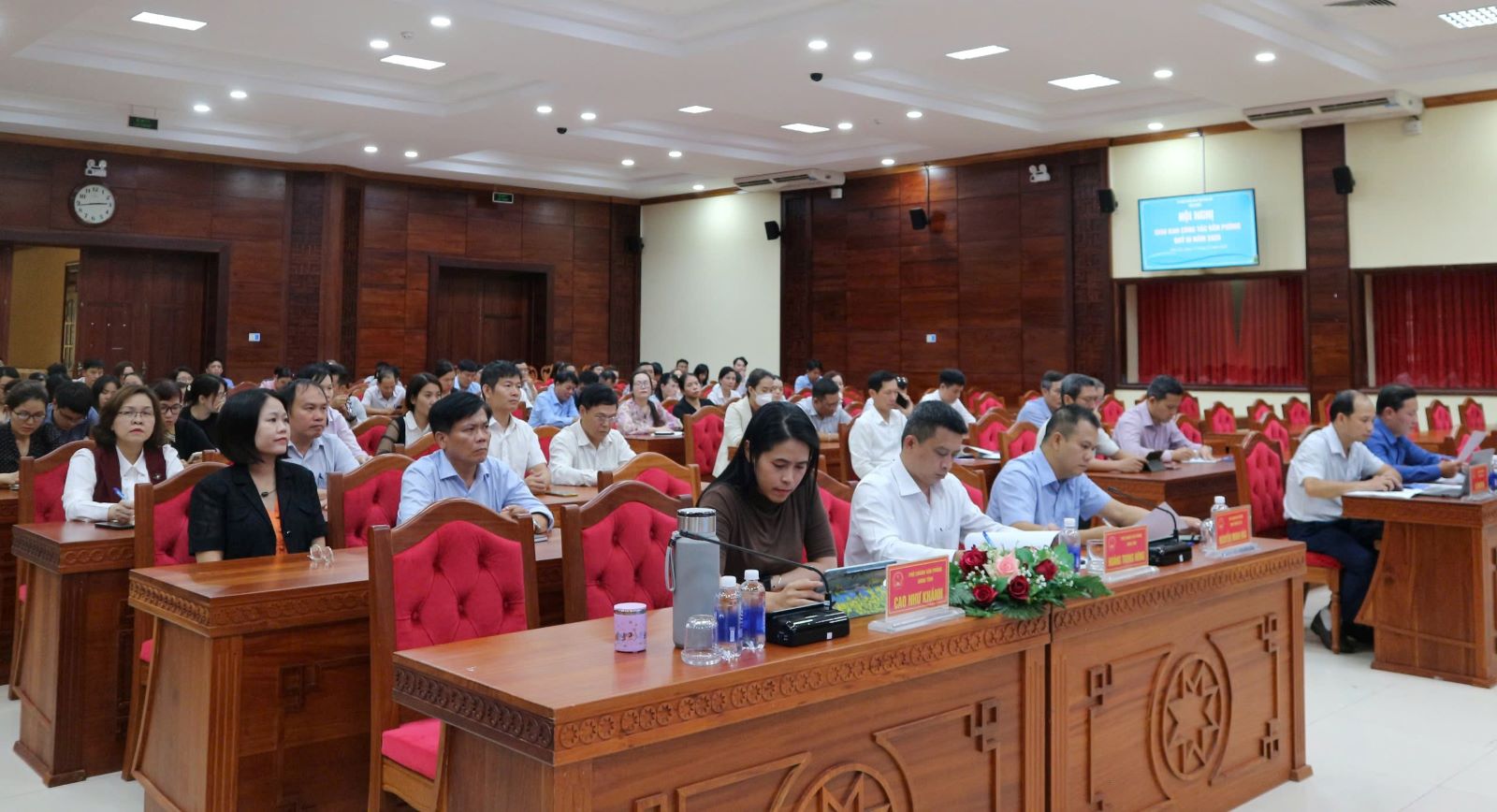 Hội nghị giao ban công tác Văn phòng quý III/2025