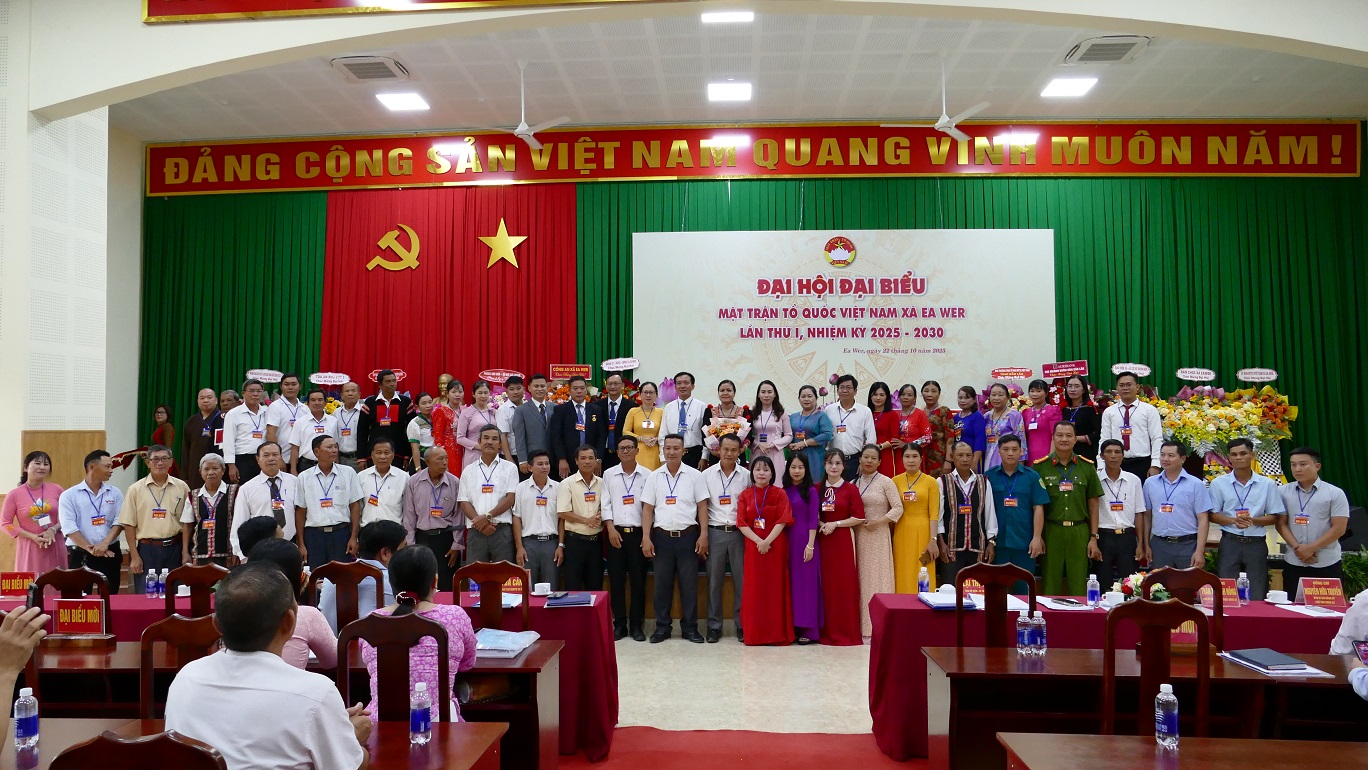 Đại hội đại biểu Mặt trận Tổ quốc Việt Nam xã Ea Wer lần thứ Nhất, nhiệm kỳ 2025-2030
