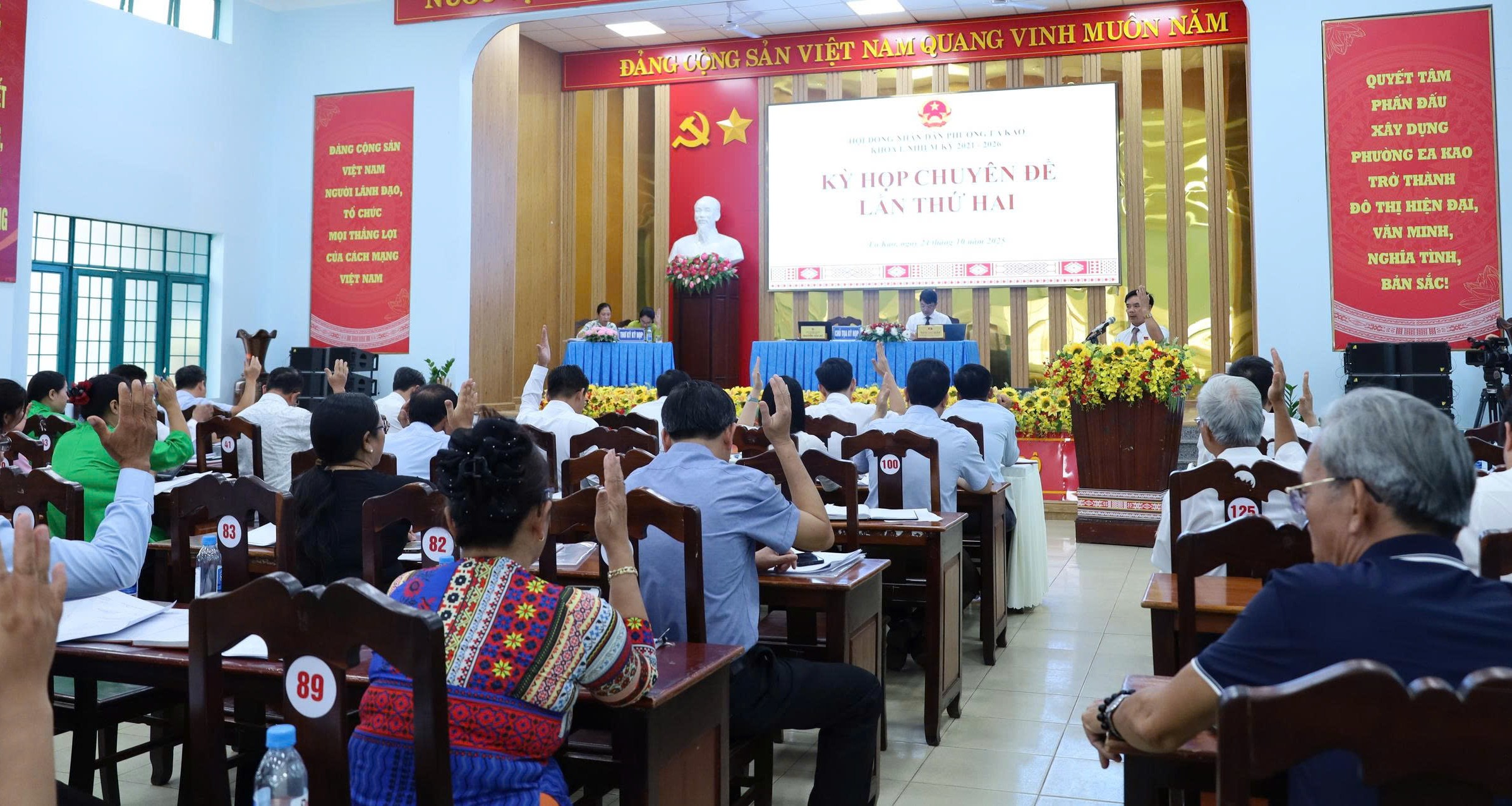 Kỳ họp chuyên đề HĐND Phường Ea Kao : Thông qua 3 nghị quyết về giao biên chế công chức, viên chức và bổ sung, điều chỉnh dự toán ngân sách