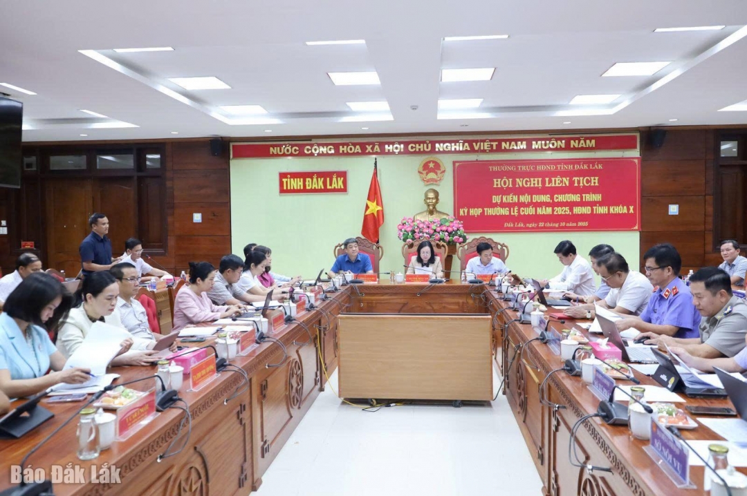 Phân công chuẩn bị phục vụ Kỳ họp thường lệ cuối năm 2025 HĐND tỉnh khóa X, nhiệm kỳ 2021-2026.