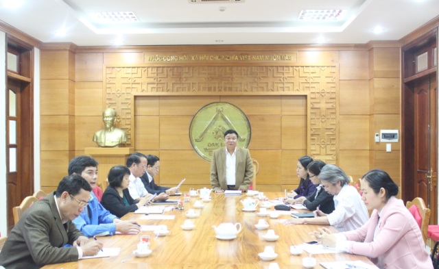 Ban Văn hóa – Xã hội, HĐND tỉnh triển khai chương trình công tác năm 2016.