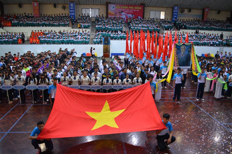 Khai mạc Hội khỏe Phù đổng tỉnh Đắk Lắk lần thứ XIII – năm 2016.