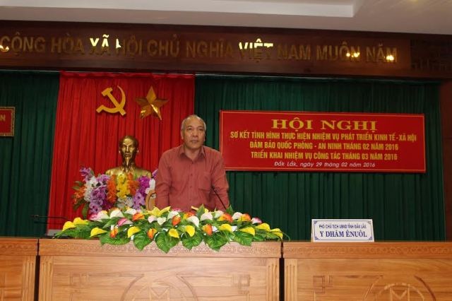 Drought fight and gaining at least 30% of tax collection in 1st quarter of 2016 – requested by Dak Lak PPC