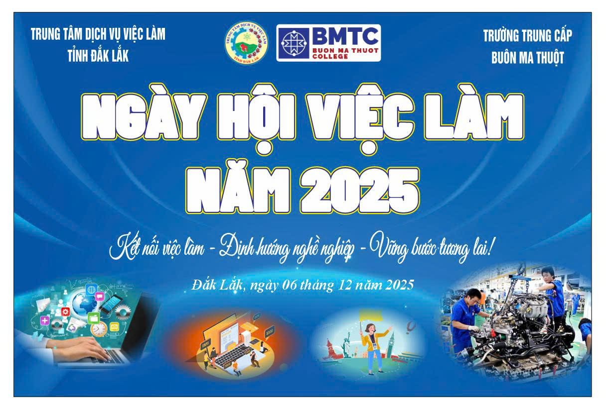 Tổ chức Ngày hội việc làm Đắk Lắk năm 2025 vào ngày 6/12/2025