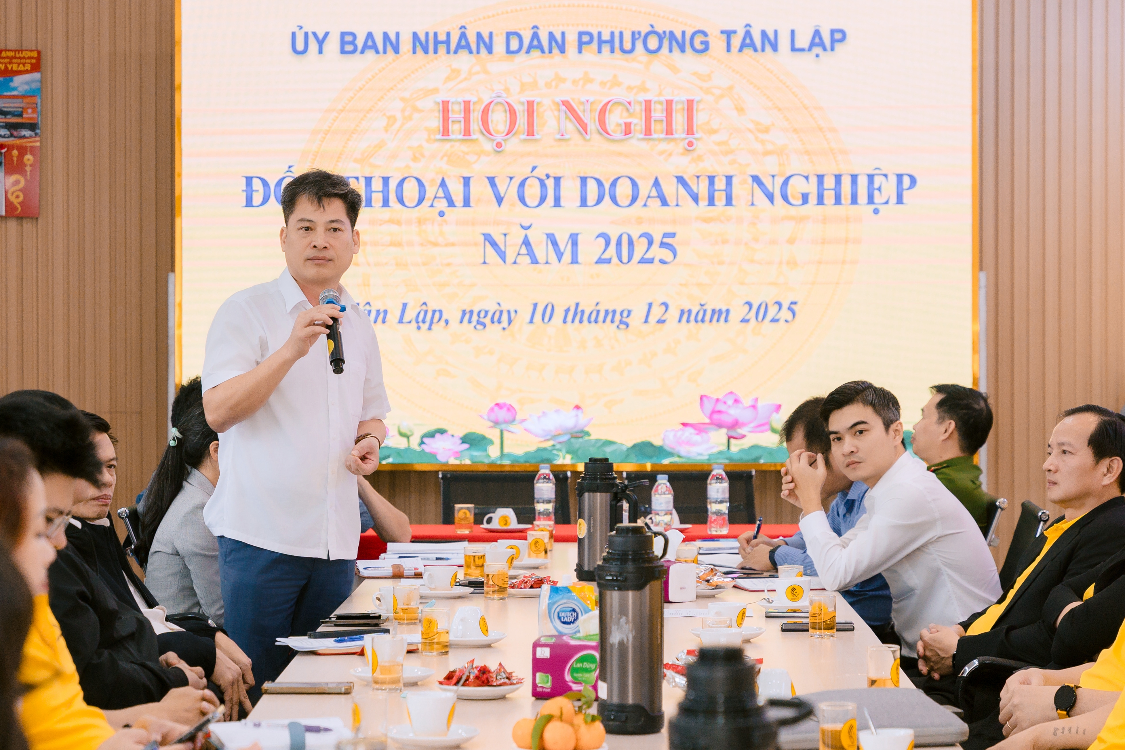 Phường Tân Lập đối thoại với doanh nghiệp: Tập trung tháo gỡ “nút thắt” đất đai, giải pháp thúc đẩy đầu tư, kinh doanh