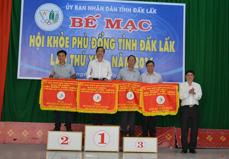 Bế mạc Hội khỏe Phù đổng tỉnh Đắk Lắk lần thứ XIII – năm 2016.