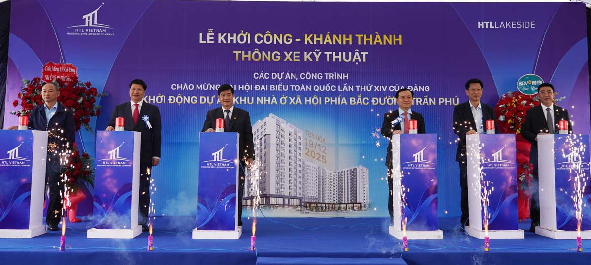 Khởi động dự án nhà ở xã hội HTL Lakeside tại phường Tuy Hòa