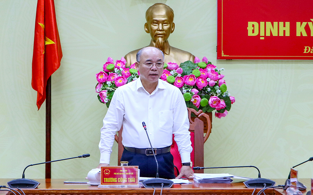 UBND tỉnh Đắk Lắk họp báo thường kỳ tháng 11/2025.