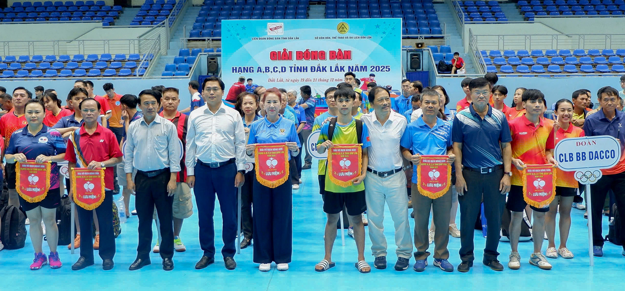 Khai mạc Giải vô địch Bóng bàn hạng A, B, C, D tỉnh Đắk Lắk năm 2025