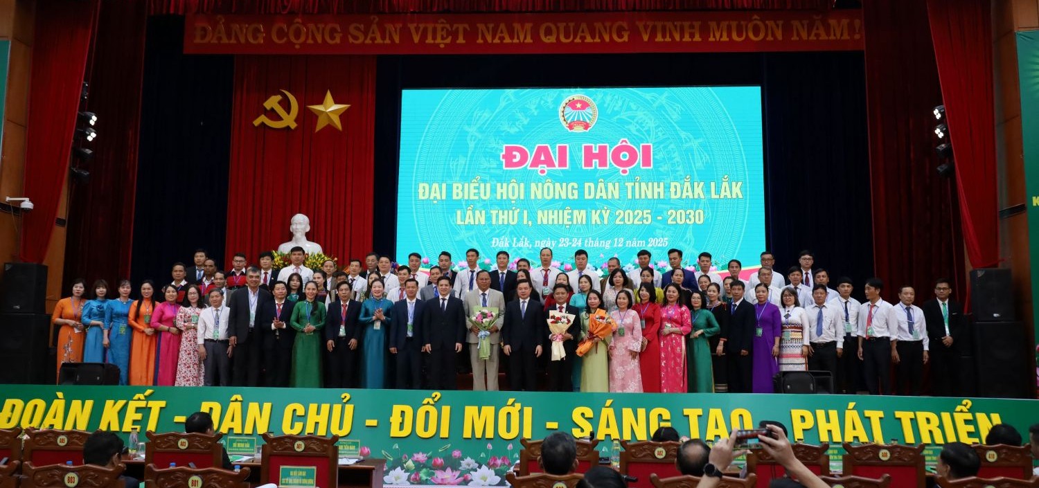 Đại hội đại biểu Hội Nông dân tỉnh Đắk Lắk lần thứ I, nhiệm kỳ 2025 – 2030