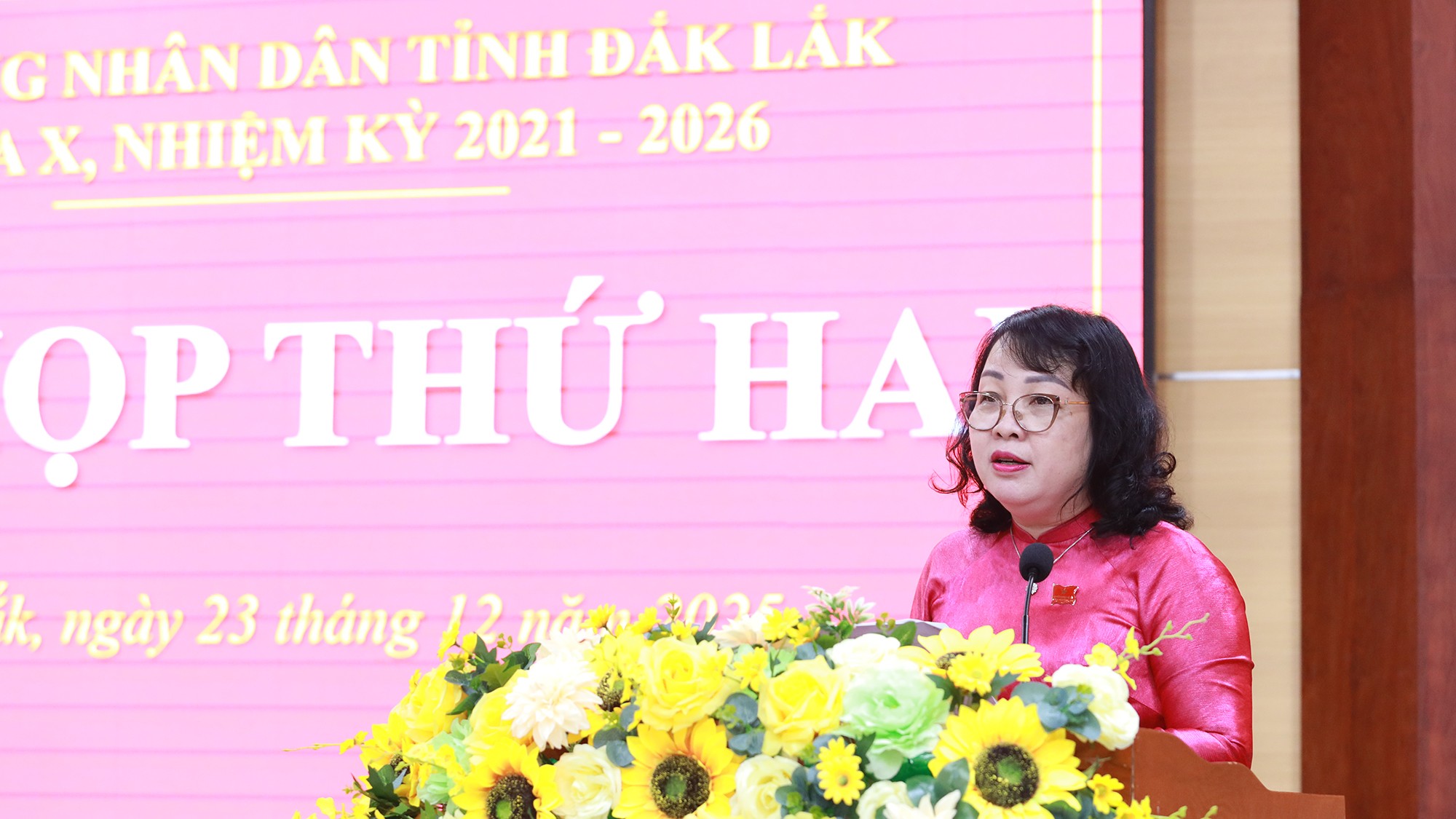 Opening of the Second Session of the 10th Dak Lak Provincial People's Council (2021–2026)