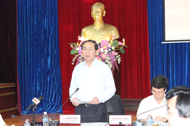Đại tướng Trần Đại Quang kiểm tra công tác chuẩn bị bầu cử đại biểu Quốc hội trên địa bàn Tây Nguyên