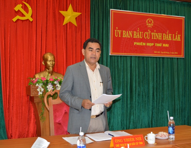 2nd meeting session of Dak Lak Provincial Election Committee – Proposal to pay health-check cost for deputies to the People’s Council at all levels for 2016-2021 tenure.