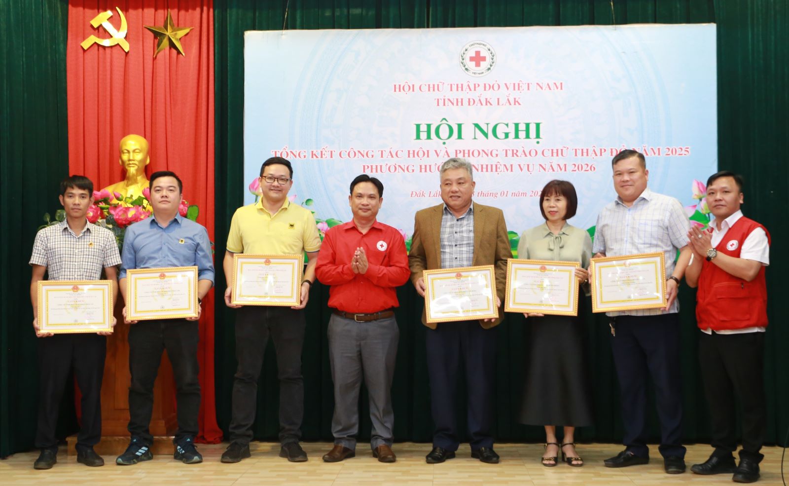 Hội Chữ thập đỏ tỉnh Đắk Lắk tổng kết công tác Hội và phong trào Chữ thập đỏ năm 2025