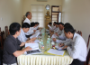 Họp Tiểu ban Tuyên truyền - Khánh tiết về công tác chuẩn bị phục vụ Đại hội Thi đua yêu nước của tỉnh lần thứ X.