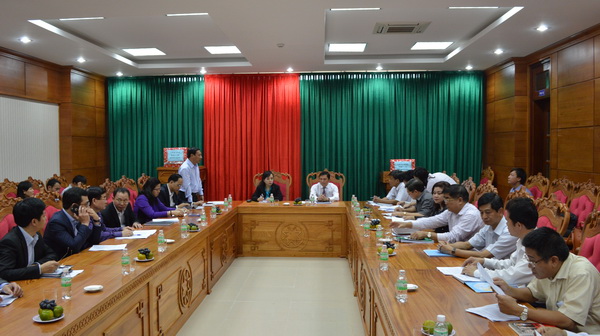 Đoàn công tác của Bộ Y tế làm việc với UBND tỉnh