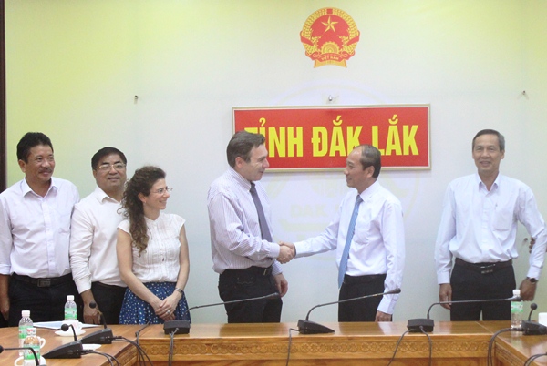 UBND tỉnh tiếp và làm việc với Đoàn chuyên gia Đan Mạch