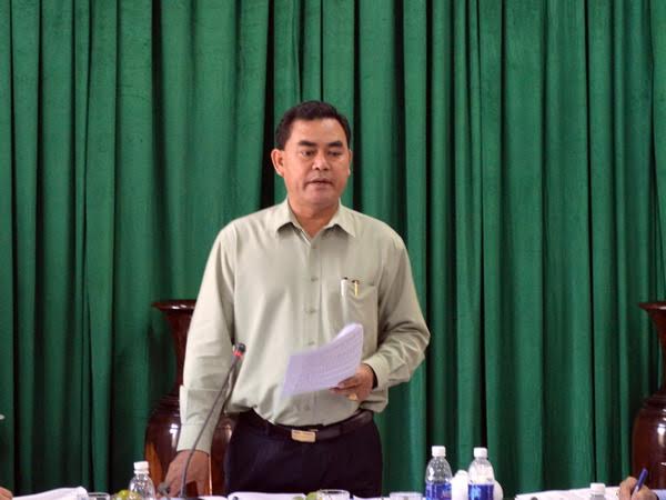 Thường trực Tỉnh ủy làm việc với Huyện ủy Cư M’Gar