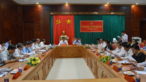 Phiên họp thứ 4, Ủy ban bầu cử tỉnh Đắk Lắk