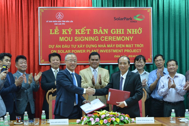 Công ty Solarpark – Hàn Quốc đầu tư xây dựng nhà máy điện năng lượng mặt trời tại tỉnh.