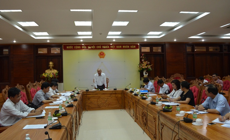 UBND tỉnh làm việc với Ban Kinh tế Trung ương.