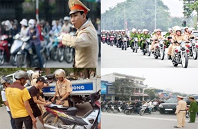 Phục vụ nhu cầu đi lại của nhân dân và bảo đảm trật tự, an toàn giao thông  trong dịp nghỉ Giỗ Tổ Hùng Vương và Lễ 30/4 - 01/5/2016