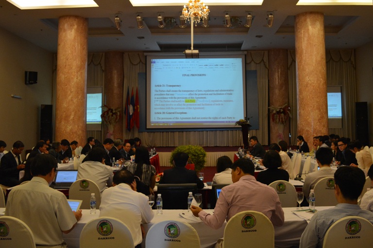 Phiên đàm phán thứ Tư Hiệp định Xúc tiến và tạo thuận lợi thương mại trong khu vực Tam giác phát triển Campuchia – Lào – Việt Nam.