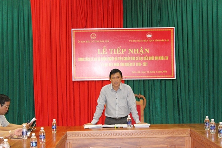 Đơn vị bầu cử số 3 họp phân công nhiệm vụ về công tác bầu cử Đại biểu Quốc hội khóa XIV.