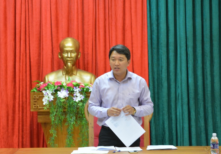 Ban bầu cử Đại biểu Quốc hội khóa XIV– Đơn vị bầu cử số 01 họp triển khai nhiệm vụ.