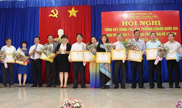 Phấn đấu đến năm 2020 toàn tỉnh có 51% trường học đạt chuẩn quốc gia.