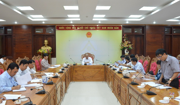 Meeting of Provincial Committee for Enterprise Renovation and Development