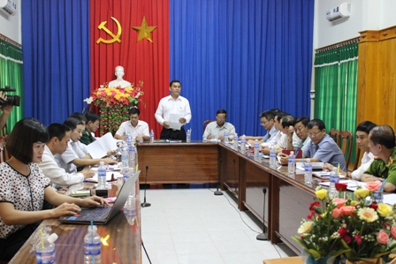 Kiểm tra công tác chuẩn bị bầu cử tại huyện Ea Súp