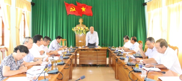 Ủy ban Bầu cử tỉnh kiểm tra, khảo sát công tác triển khai bầu cử ở huyện Krông Ana.