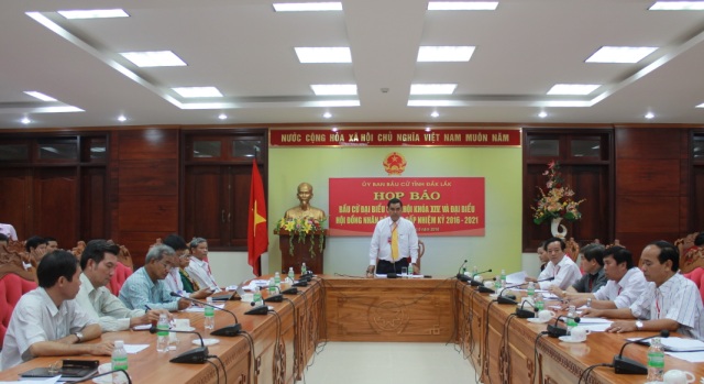 Press Conference on Election of Deputies to 14th NA and all-level People’s Council for 2016-2021 tenure