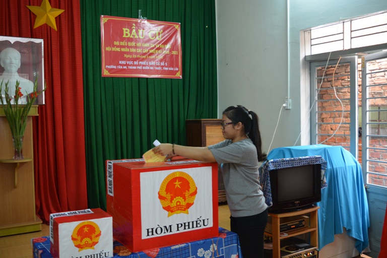 99.90 percent of voters cast ballots in Dak Lak