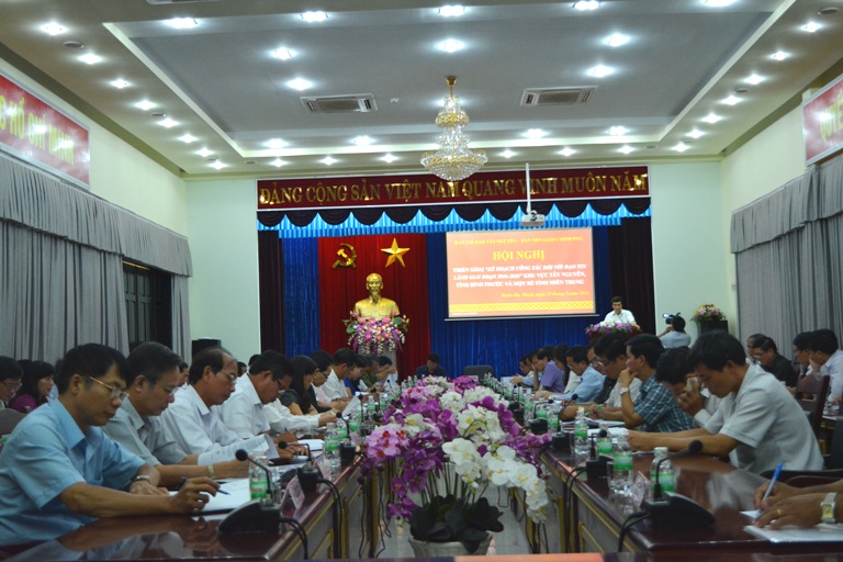 Hội nghị triển khai Kế hoạch công tác đối với đạo Tin lành giai đoạn 2016 – 2020 khu vực Tây Nguyên, tỉnh Bình Phước và một số tỉnh miền Trung.