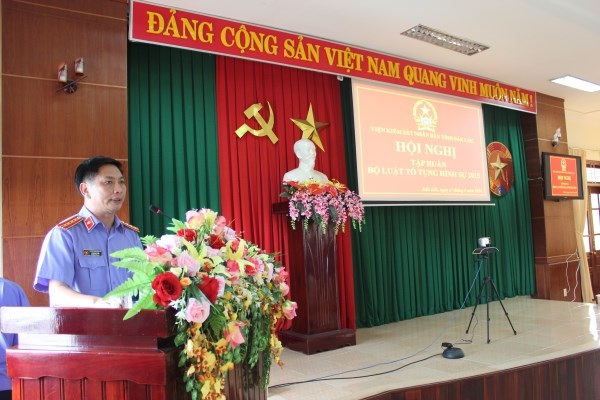 VKSND tỉnh tổ chức Hội nghị trực tuyến tập huấn các đạo luật mới về tư pháp