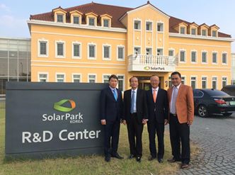 Dak Lak’s delegation working on the Solar Power Project in Korea