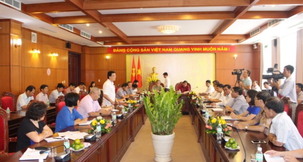 Provincial Party Standing Committee receiving and working with the delegation of MOFA