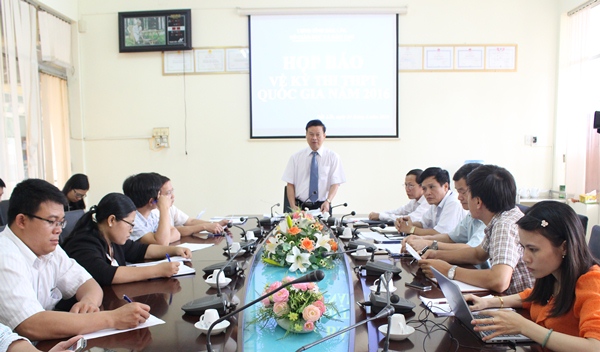 Họp báo về Kỳ thi THPT Quốc gia năm 2016