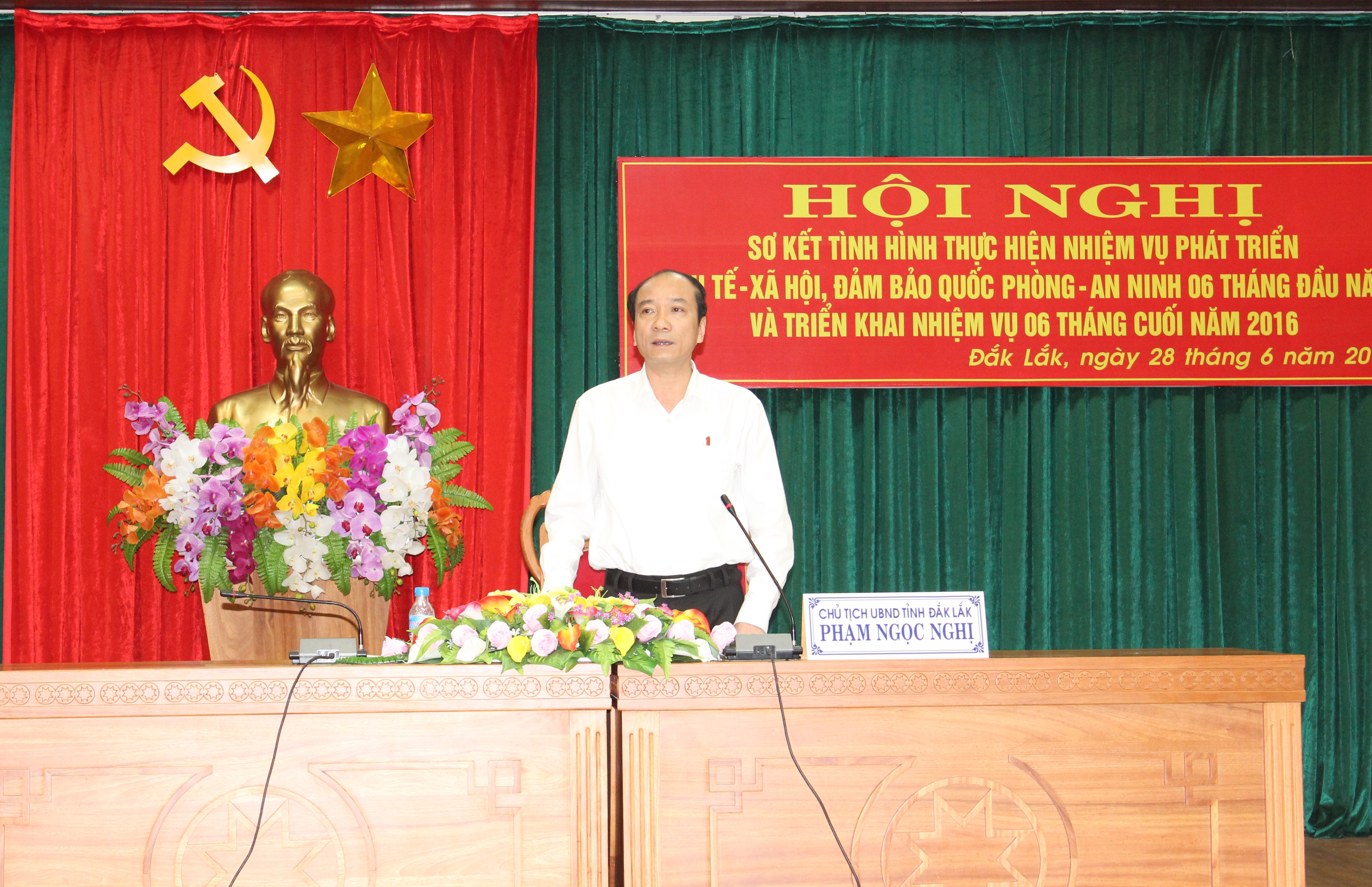 UBND tỉnh Đắk Lắk triển khai nhiệm vụ 6 tháng cuối năm 2016