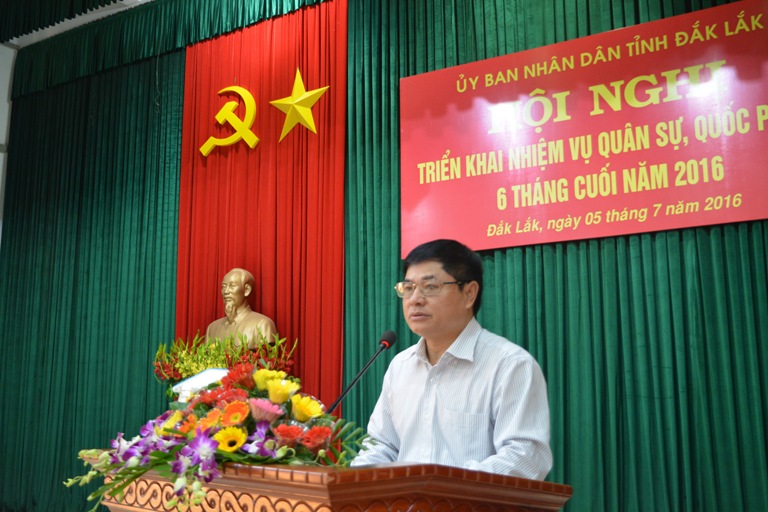 Triển khai nhiệm vụ quân sự, quốc phòng 6 tháng cuối năm 2016.